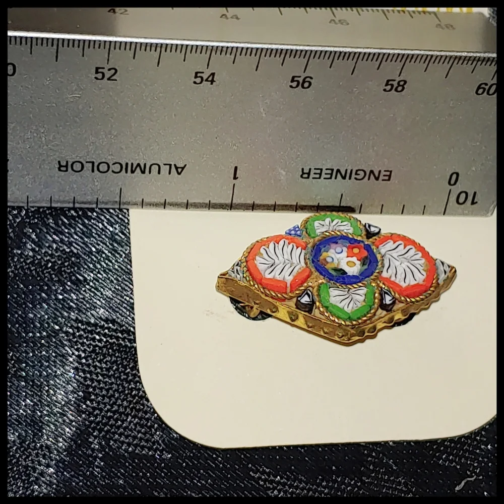 Vintage Micro Mosaic Made in Italy - Picture 4 of 5